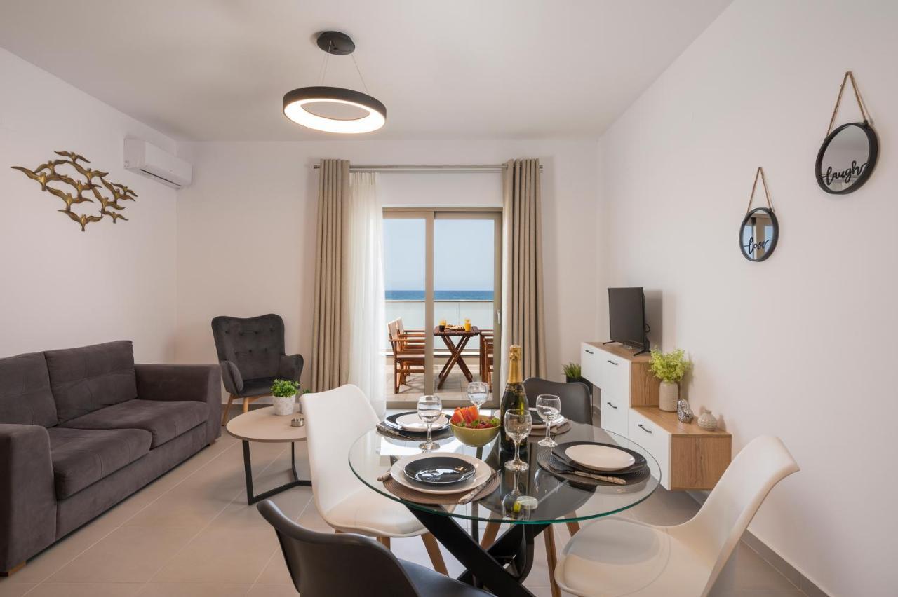 Indigo Blue Seaside Deluxe Apartments Кісамос Екстер'єр фото